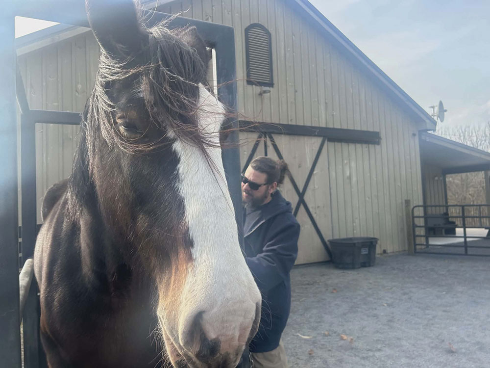 veteran named Tad at Platoon Pastures